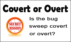 Bug Sweeping Cost in Oldbury